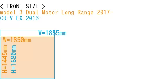 #model 3 Dual Motor Long Range 2017- + CR-V EX 2016-